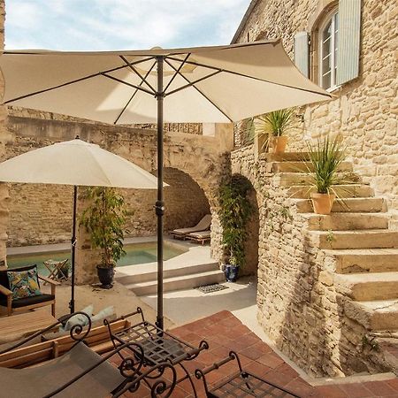 LA FUGUE -Demeure historique située dans un château fort -Proche de UZES et NIMES Brignon Exterior foto